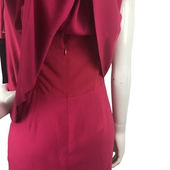 CYNTHIA STEFFE Camilla Sleeveless Crepe Popover DRESS SIZE 4 $228 PINK - Picture 6 of 6